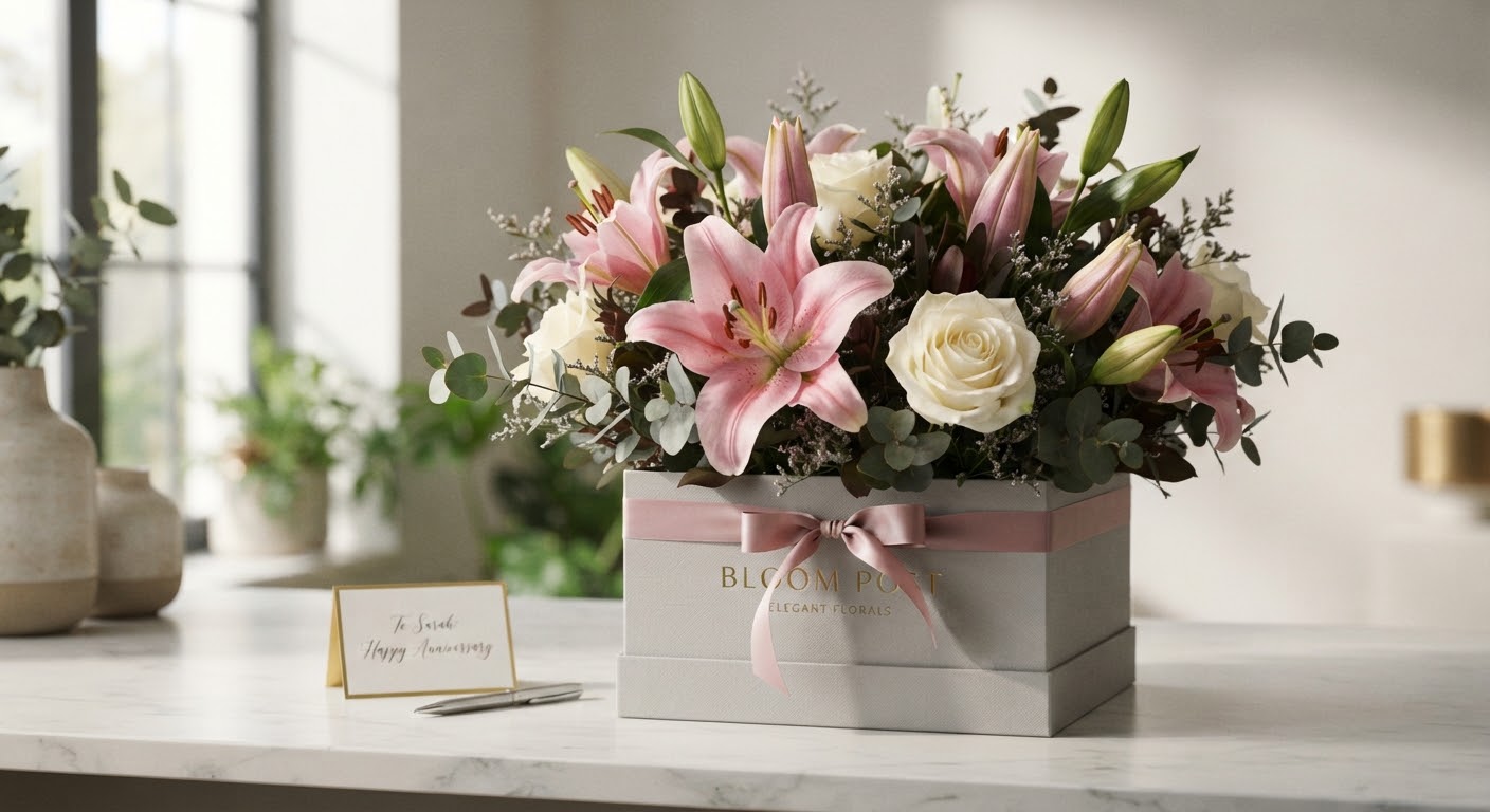 Lily & Rose Box Arrangement — Signature Box